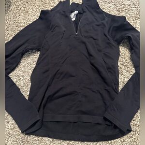 Athleta Black Long Sleeve Top